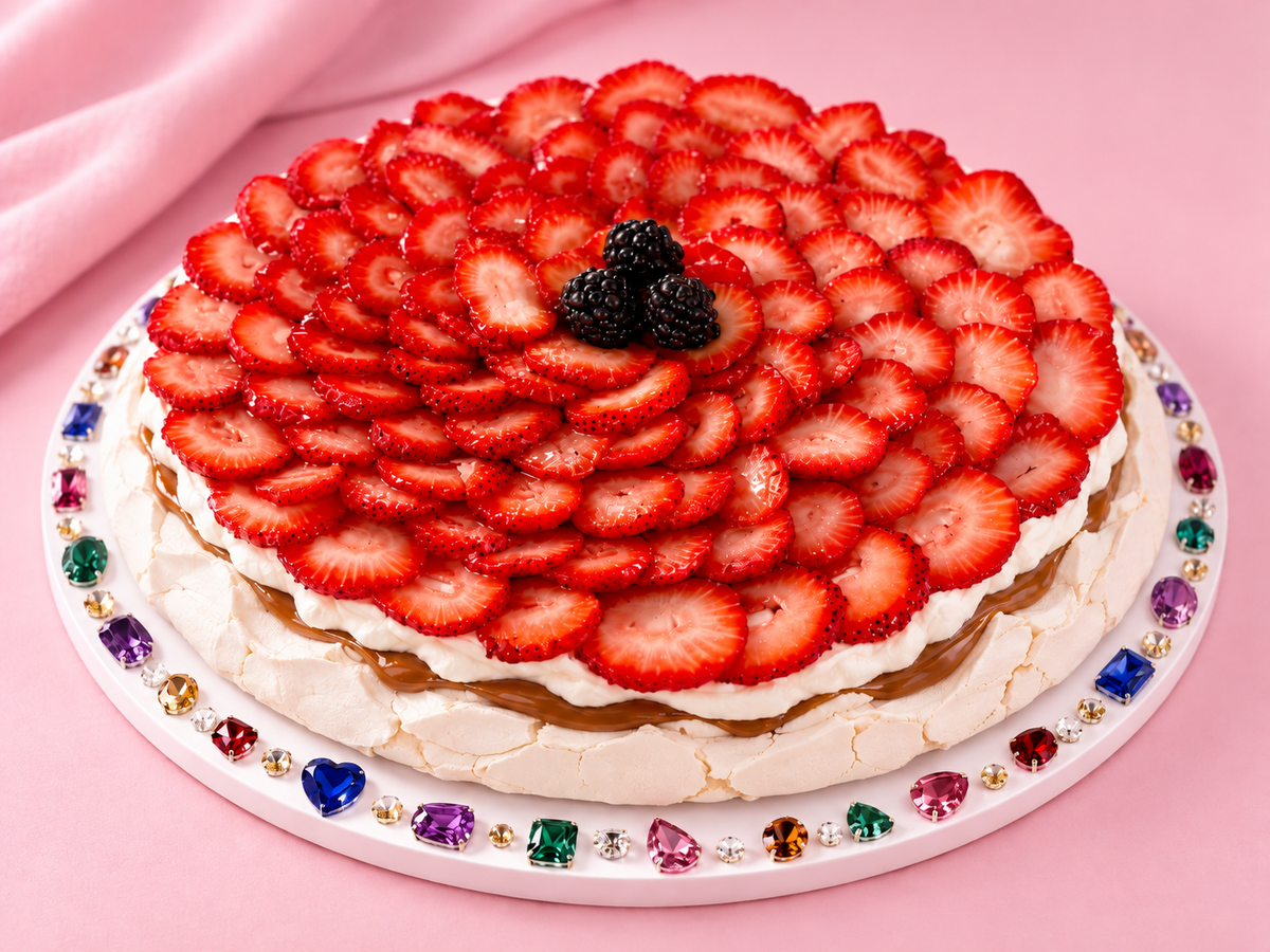 Viral Gem Pavlova Cake - Serves 8