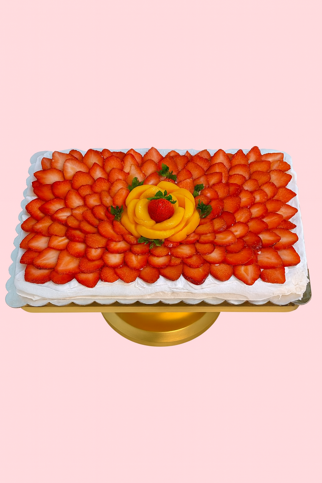 Pavlova Cake - 19-inch Rectangle - Serves 16-19