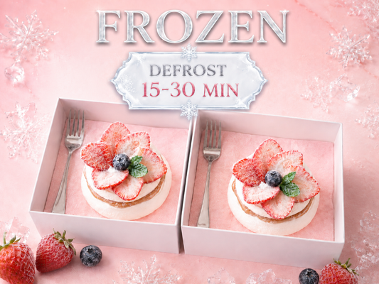 Frozen Pavlova Duo — two mini pavlovas, ready in about 15 minutes