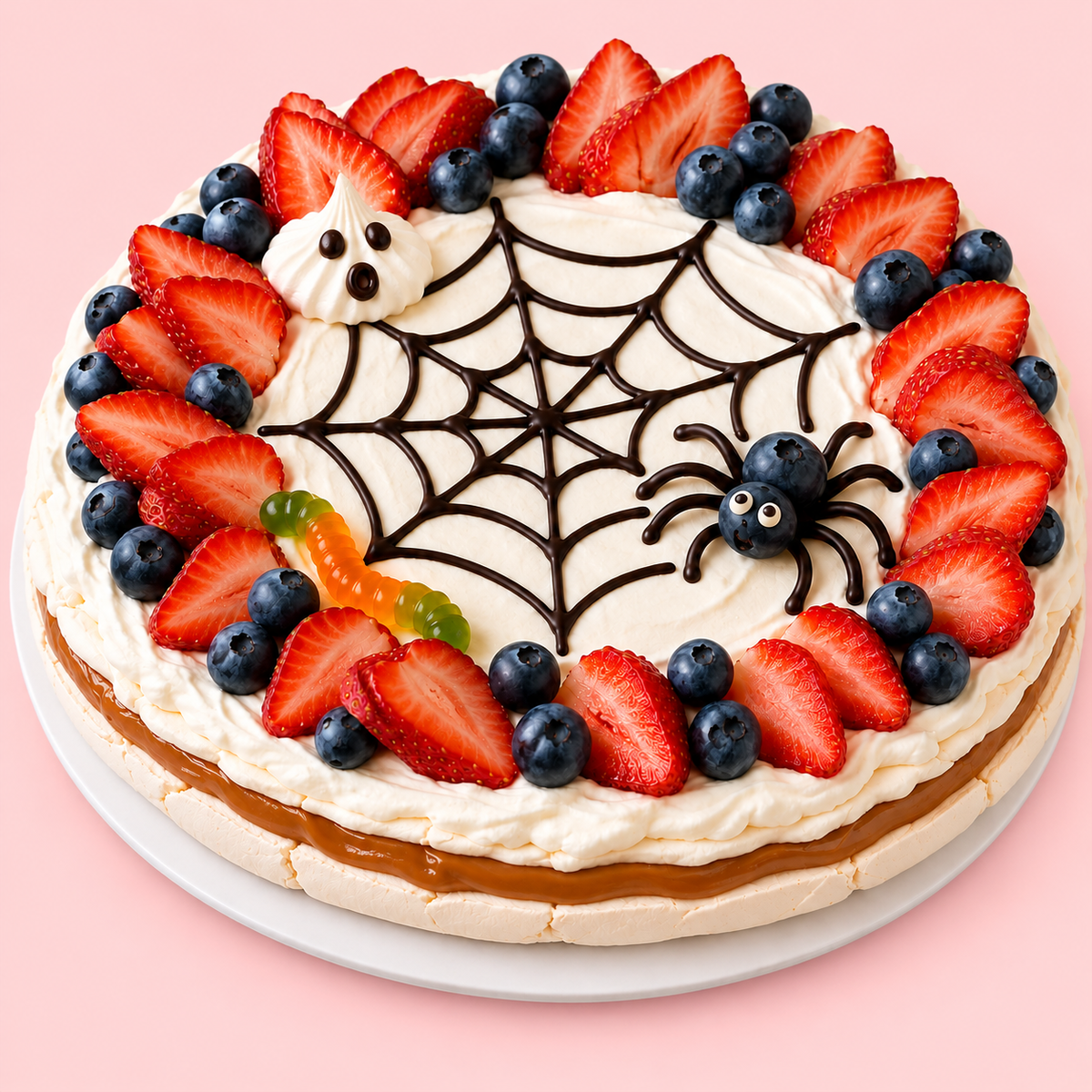 Pavlova Cake - 10-inch Round - Halloween Edition - Serves 8