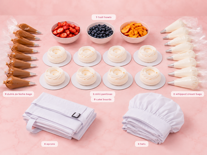 Kids Mini Pavlova Summer Decorating Kit — Serves 8